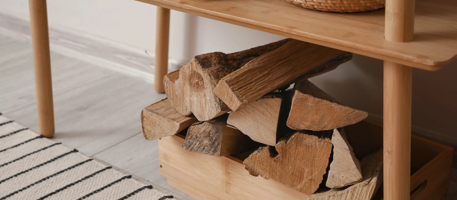 Brennholz trifft Kunst: Deko Holzscheite für Gartendeko und Scheitholz