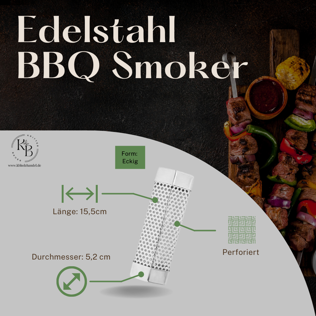 Wie unser Räucherrohr 15cm Länge Ihr Grillgut unwiderstehlich aromatisch macht!