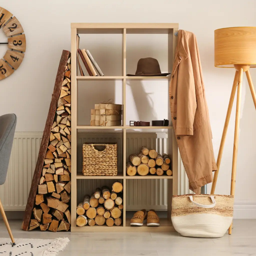 Dekorative Holzkiste - gemütliche Winteratmosphäre mit 10-30 kg Buchen- & Eichenholz! 🔥