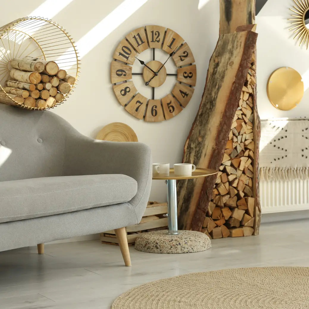 Bringen Sie Wärme und Komfort in Ihren Wohnraum mit handgefertigter Holzdekoration