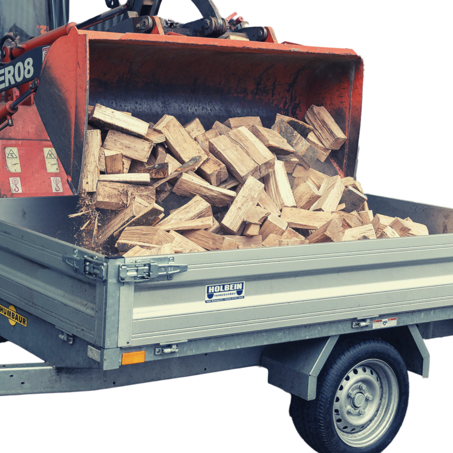 Premium Brennholz aus Fichte - perfekt für den Einsatz in Kaminöfen und Holzheizungen